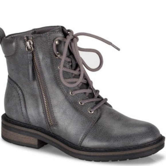 BareTraps Shoes - Baretraps Amysue Lace-up Ankle Boots Grey -6.5